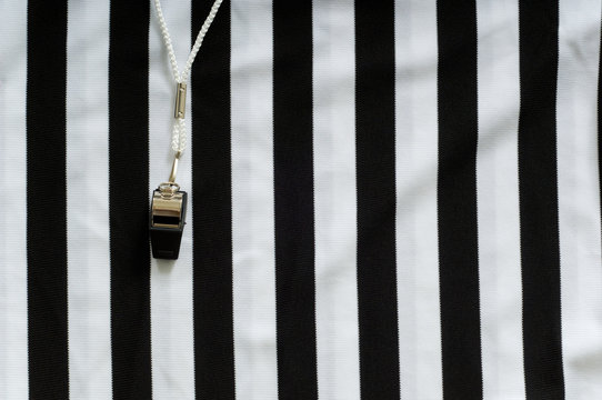 Referee Jersey and whistle