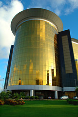 Golden building