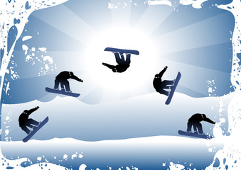 Snowboard jump © Ube