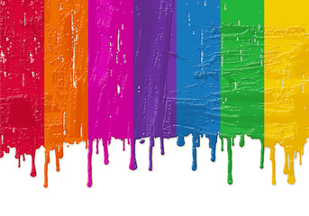 peinture arc-en-ciel