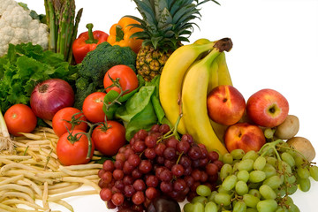 Obraz na płótnie Canvas Warzywa i owoce