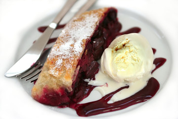 cherry strudel