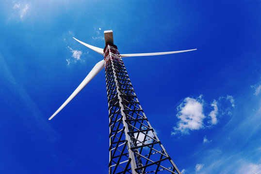 generator electricity to wind