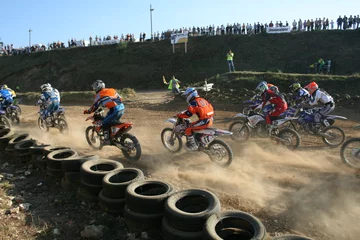 Fotobehang Motorsport motocross