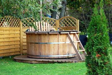 wooden tub