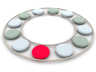 three-dimensional concept