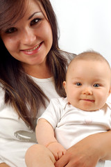 mother holding baby #21