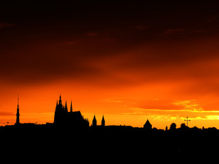 Fototapeta na wymiar Praga słońca
