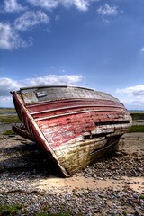 Wrecked Hull in Barrow in Furness