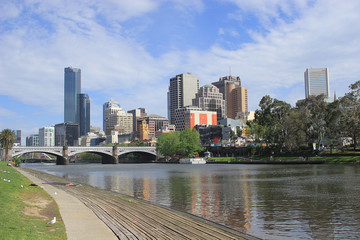Melbourne - View over/Blick über