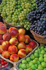 fresh fruit on market