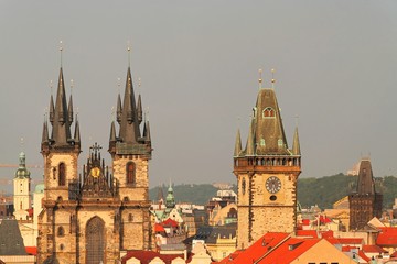 Fototapeta premium Spires in prague