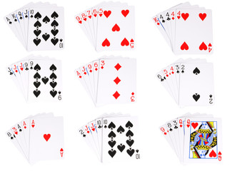 Fototapeta premium poker hands
