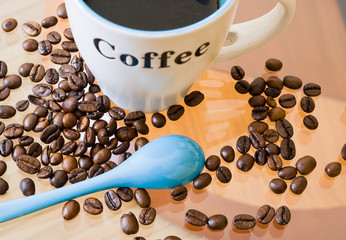 Café et grains de café3