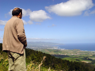 Olhar sobre os Açores - obrazy, fototapety, plakaty