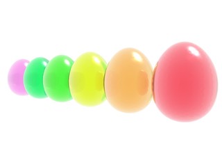 Bright Easter Eggs