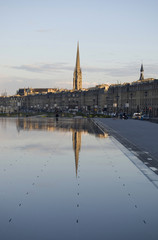 Church Reflection Cityscape (bordeaux)