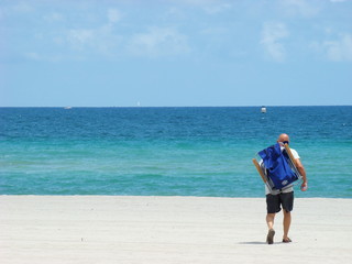 Beach man
