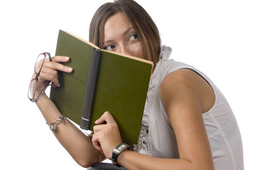 Girl and a book