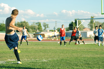 Obraz premium free kick iii