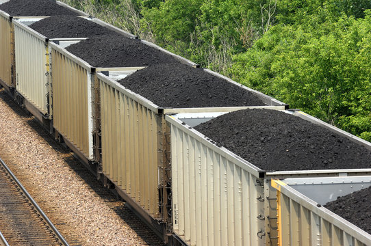 Fototapeta Coal Train