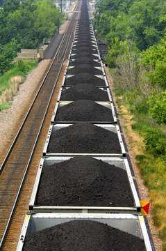 Fototapeta Coal Train