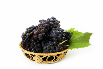 Grape in basket