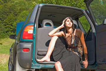 Breakdown of car