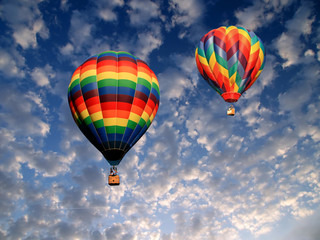 hot air balloons