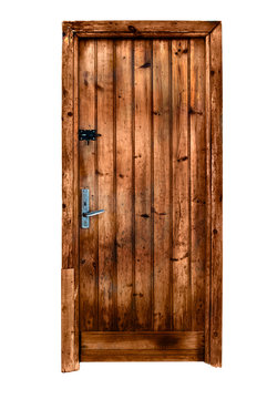 grunge isolated door