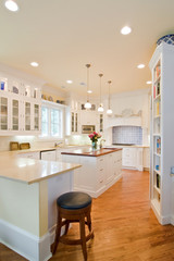 expensive kitchen in luxury home