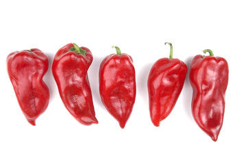Red Peppers in Group