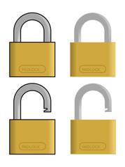 Vector Padlock