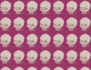 de calaveras y muerte