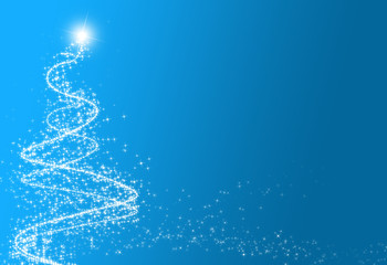 Abstract christmas tree