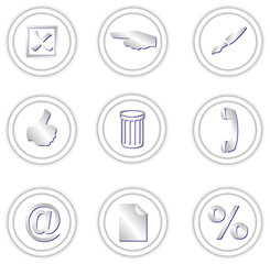 round icons for a design