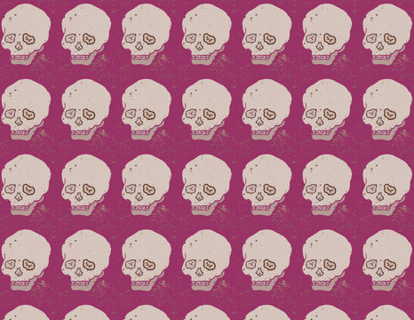 de calaveras y muerte