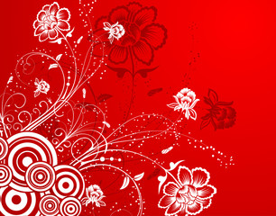 Obraz premium Abstract flower background