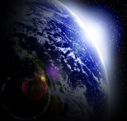 Earth in space