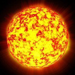 Sun in space