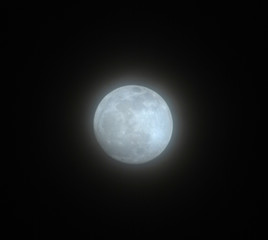 Full moon in the skies