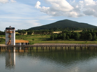 Fototapeta premium reservoir of stronie śląskie