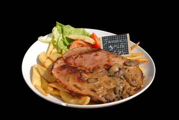 jambon grillé a l'os