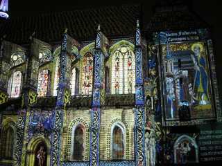 Deurstickers Chartres en lumiere © atmospheric