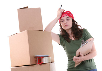 Woman Packing