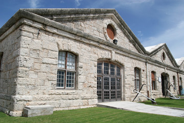 Obraz premium Old Naval Port Building