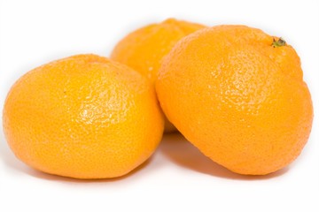 Three tangerines