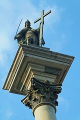King Zygmunt's column upview