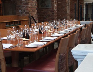 A Table layout for a Formal Meal.