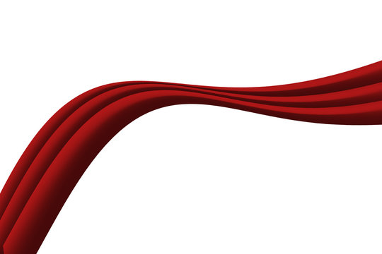 schwingung in rot